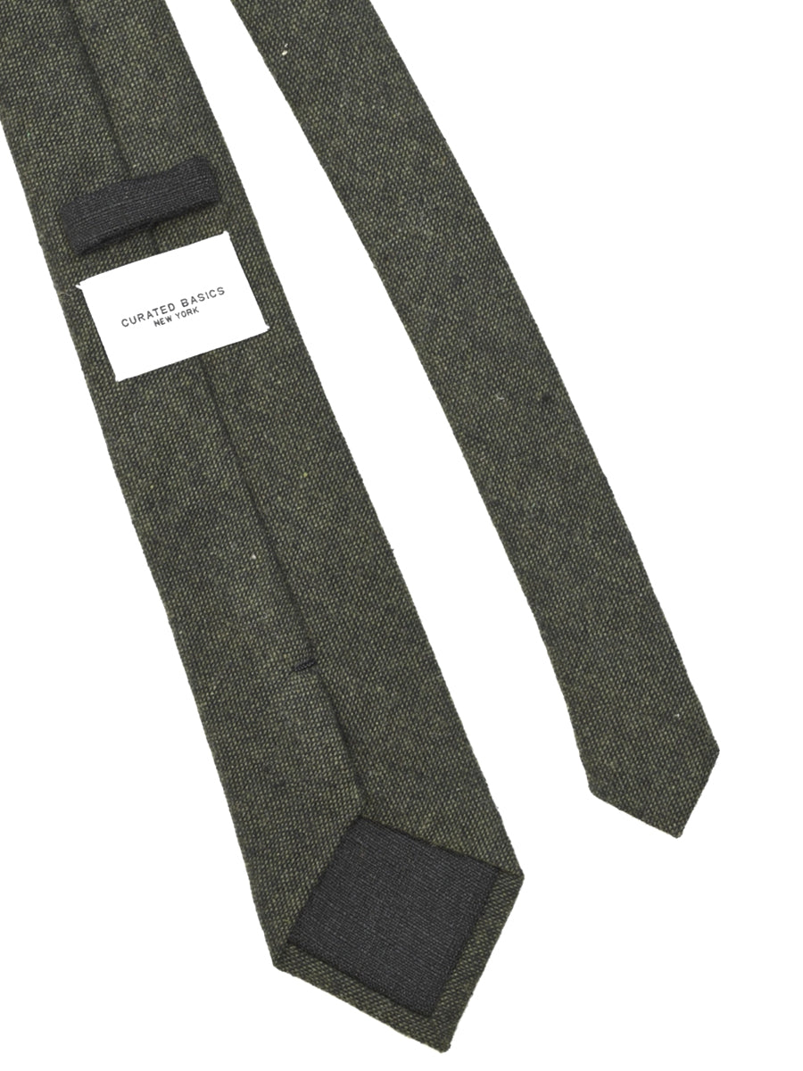 Wool Tie - Dark Green