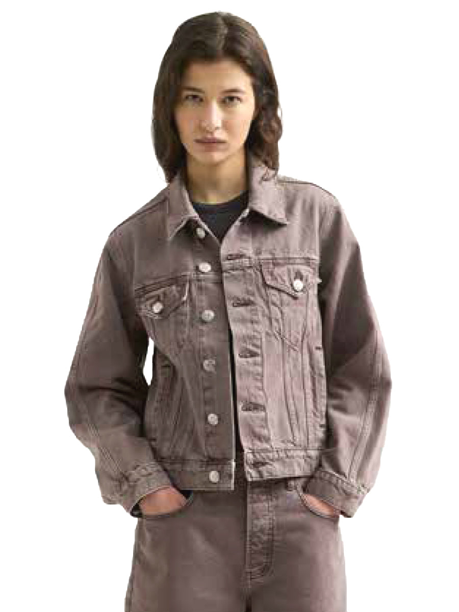 Slim Trucker Jacket - Sparrow