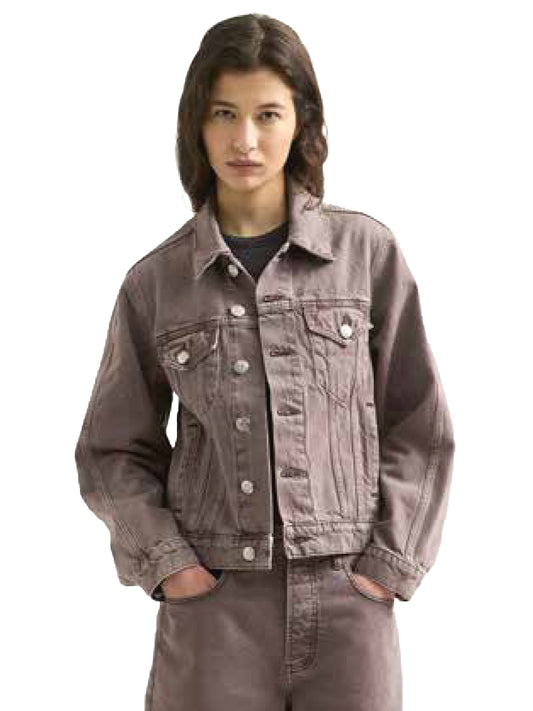 Slim Trucker Jacket - Sparrow