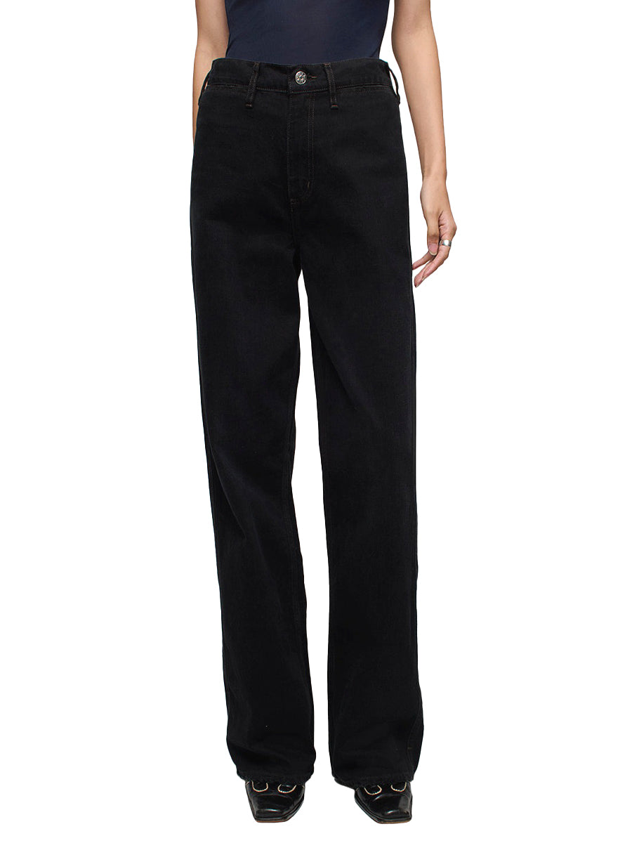 Starch Straight-Leg Jeans - One Year Black