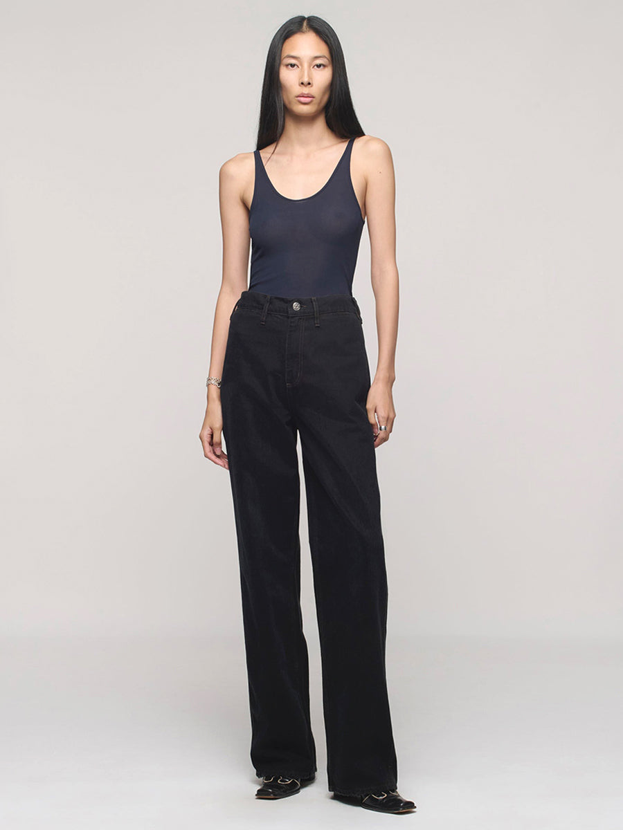 Starch Straight-Leg Jeans - One Year Black