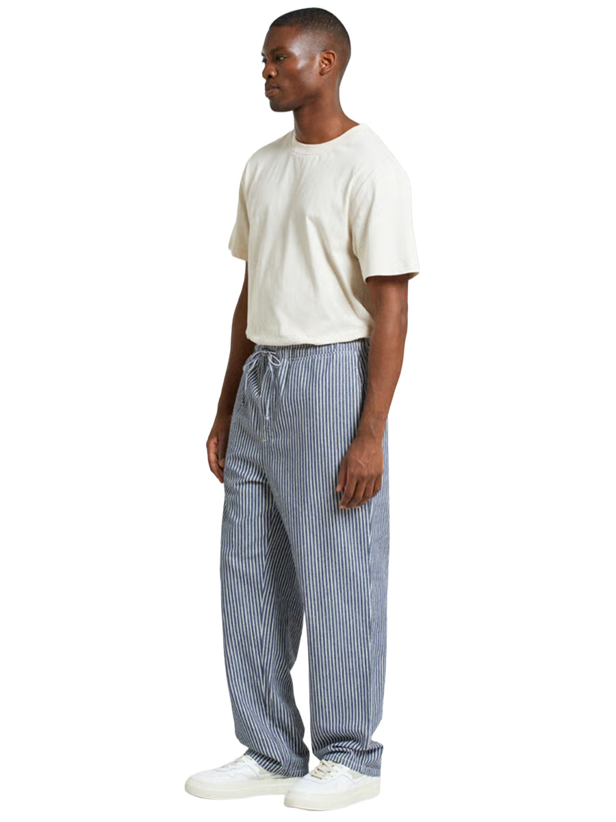 Klitmoeller Work Stripe Pants - Blue