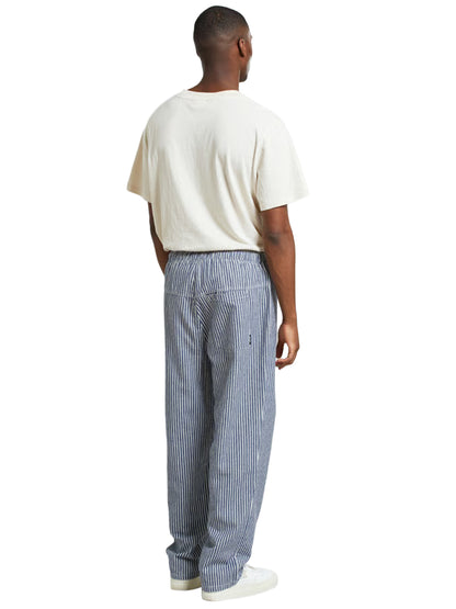 Klitmoeller Work Stripe Pants - Blue