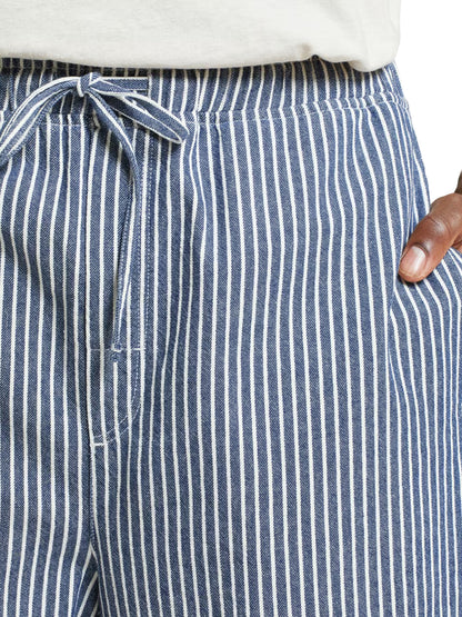 Klitmoeller Work Stripe Pants - Blue