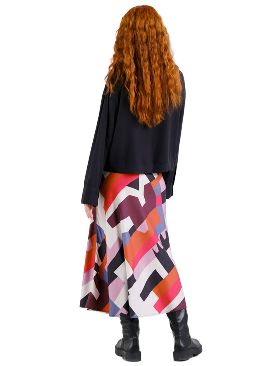 Mellby Heavy Skirt - Abstract Chaos Multi
