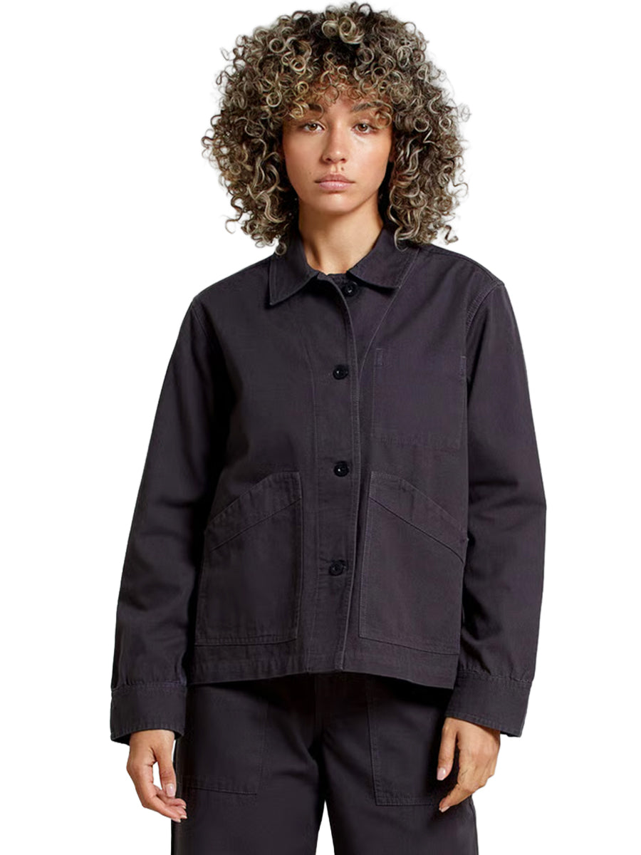 Stilby Canvas Jacket - Phantom Black