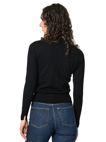 Merino Cardigan - Black