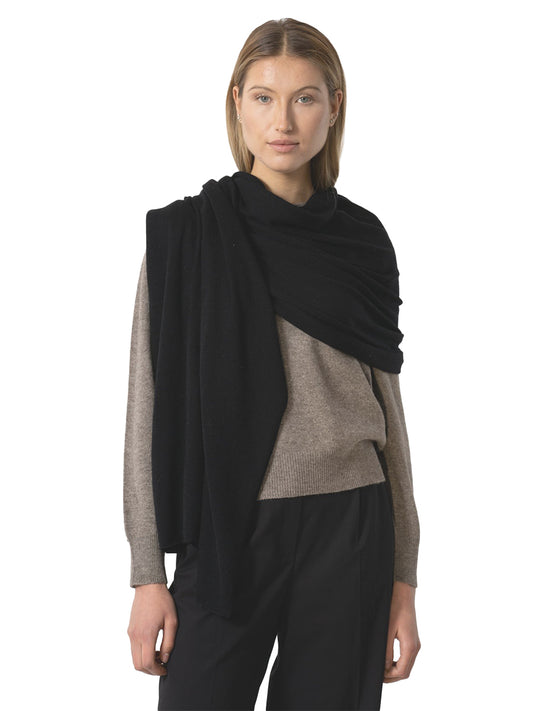 Merino Scarf - Black