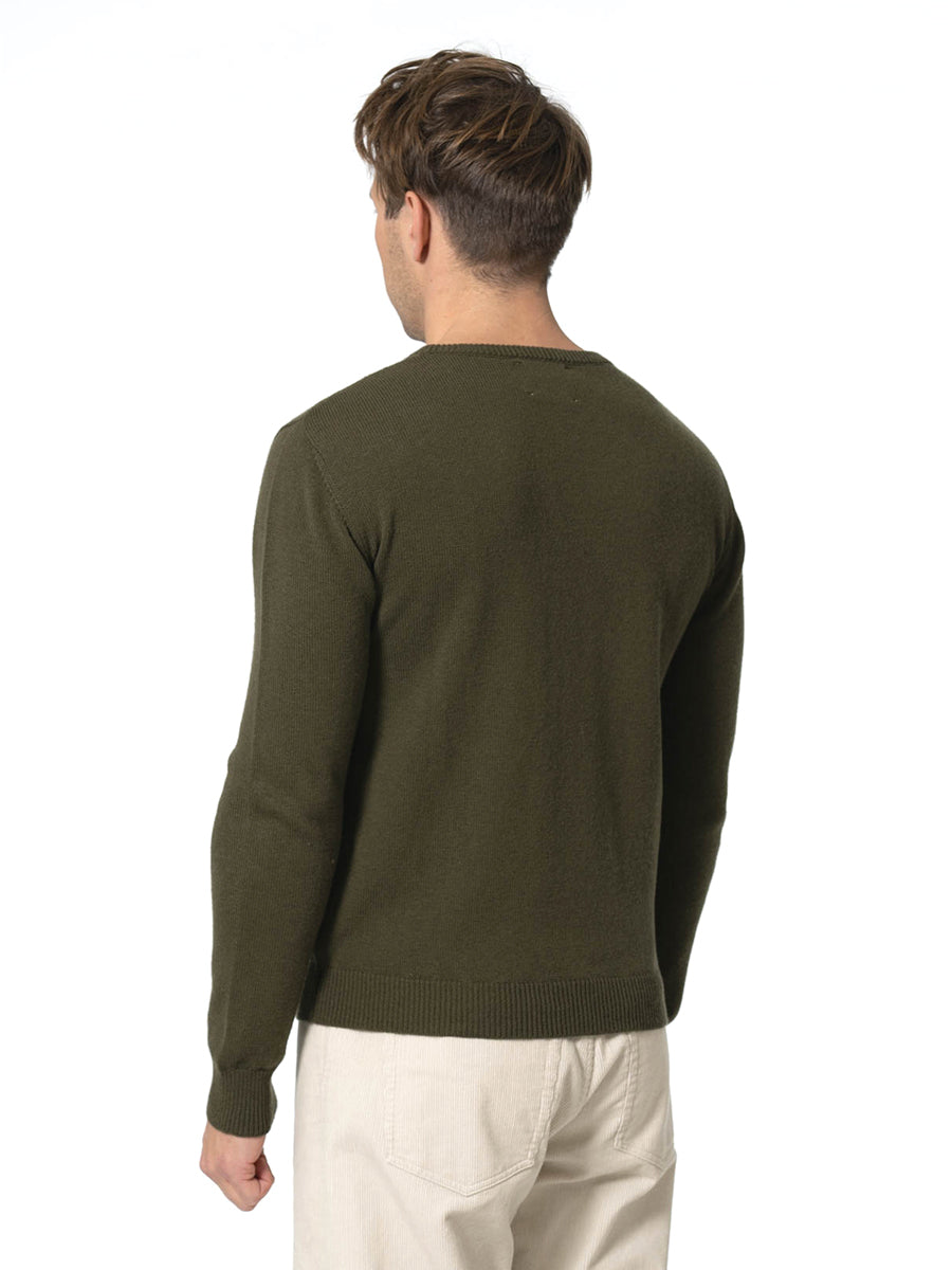 Merino Unisex Sweater - Olive Green