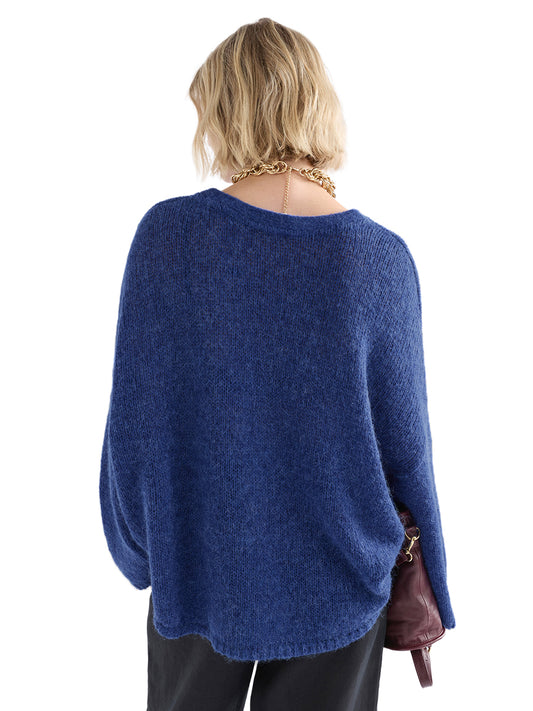 Agna Sweater - Deep Cobalt