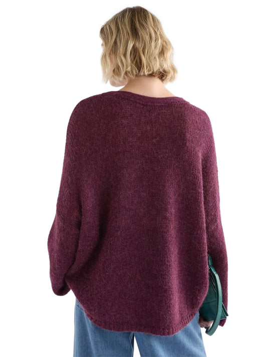 Agna Sweater - Merlot