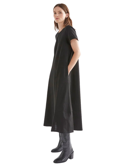Haki T-Shirt Dress - Black