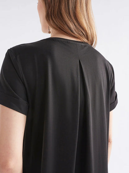 Haki T-Shirt Dress - Black