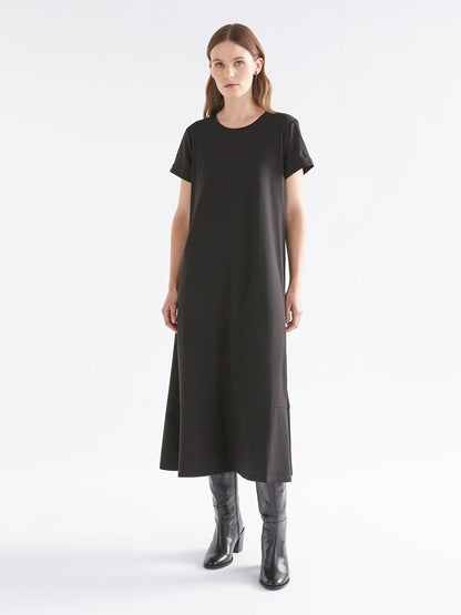 Haki T-Shirt Dress - Black