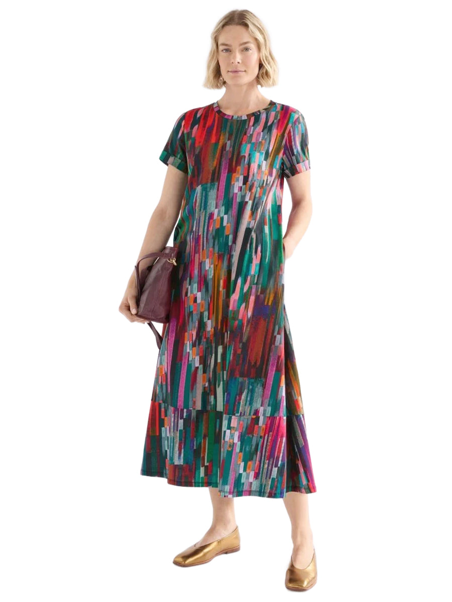 Haki T-Shirt Dress - Mella Print