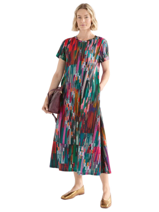 Haki T-Shirt Dress - Mella Print