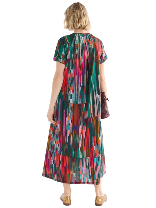 Haki T-Shirt Dress - Mella Print