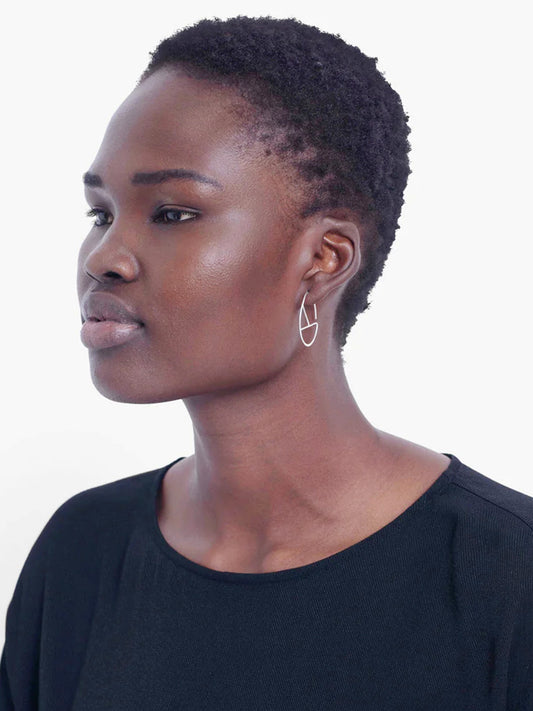 Hallie Earrings - Black Matte