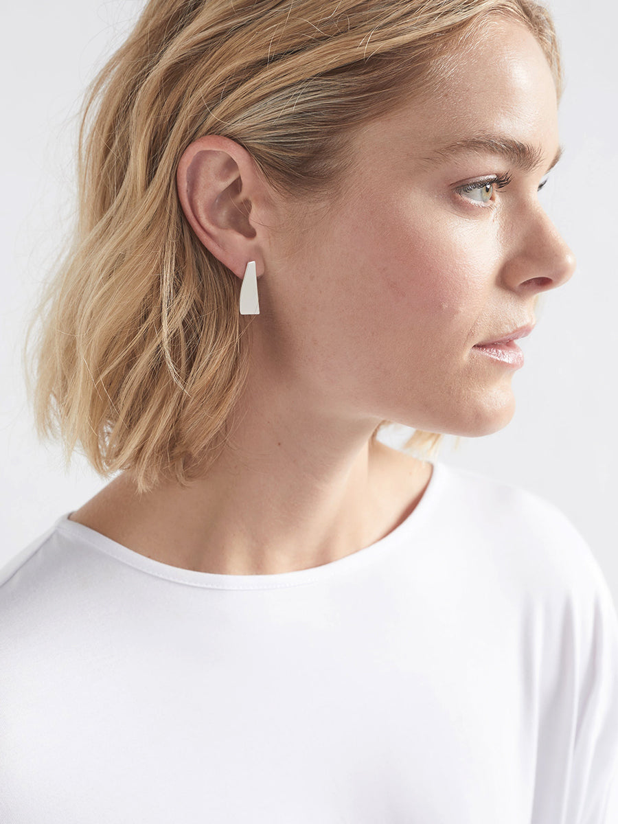Kam Stud Earring Set - Silver