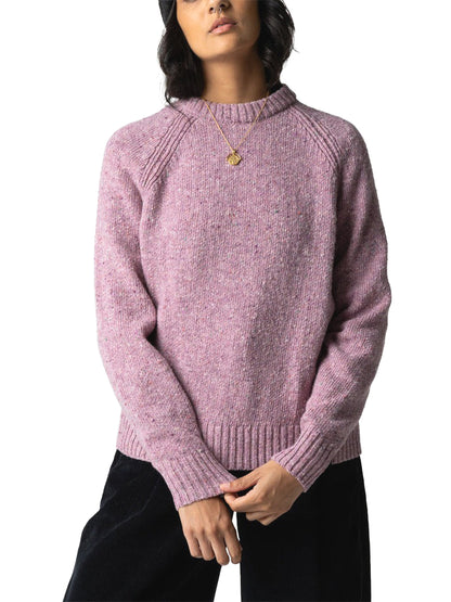 Farne Crewneck Sweater - Dark Orchid
