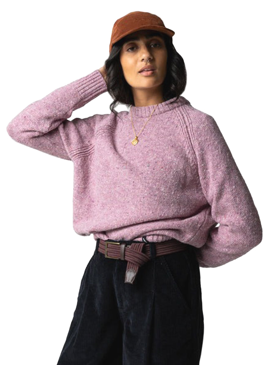 Farne Crewneck Sweater - Dark Orchid