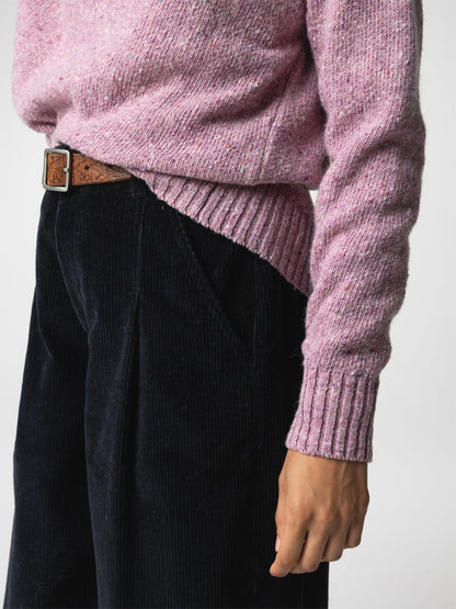 Farne Crewneck Sweater - Dark Orchid