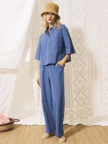 Anna Shirt - Electric Blue