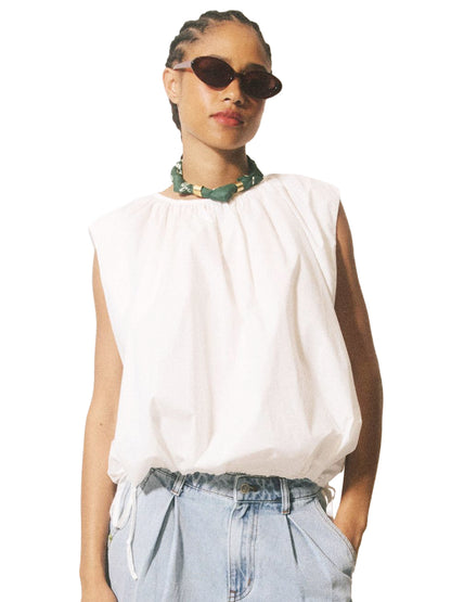 Caloggero Top - White