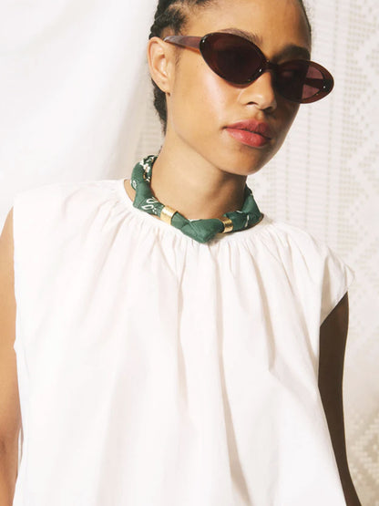Caloggero Top - White