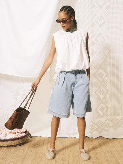 Caloggero Top - White