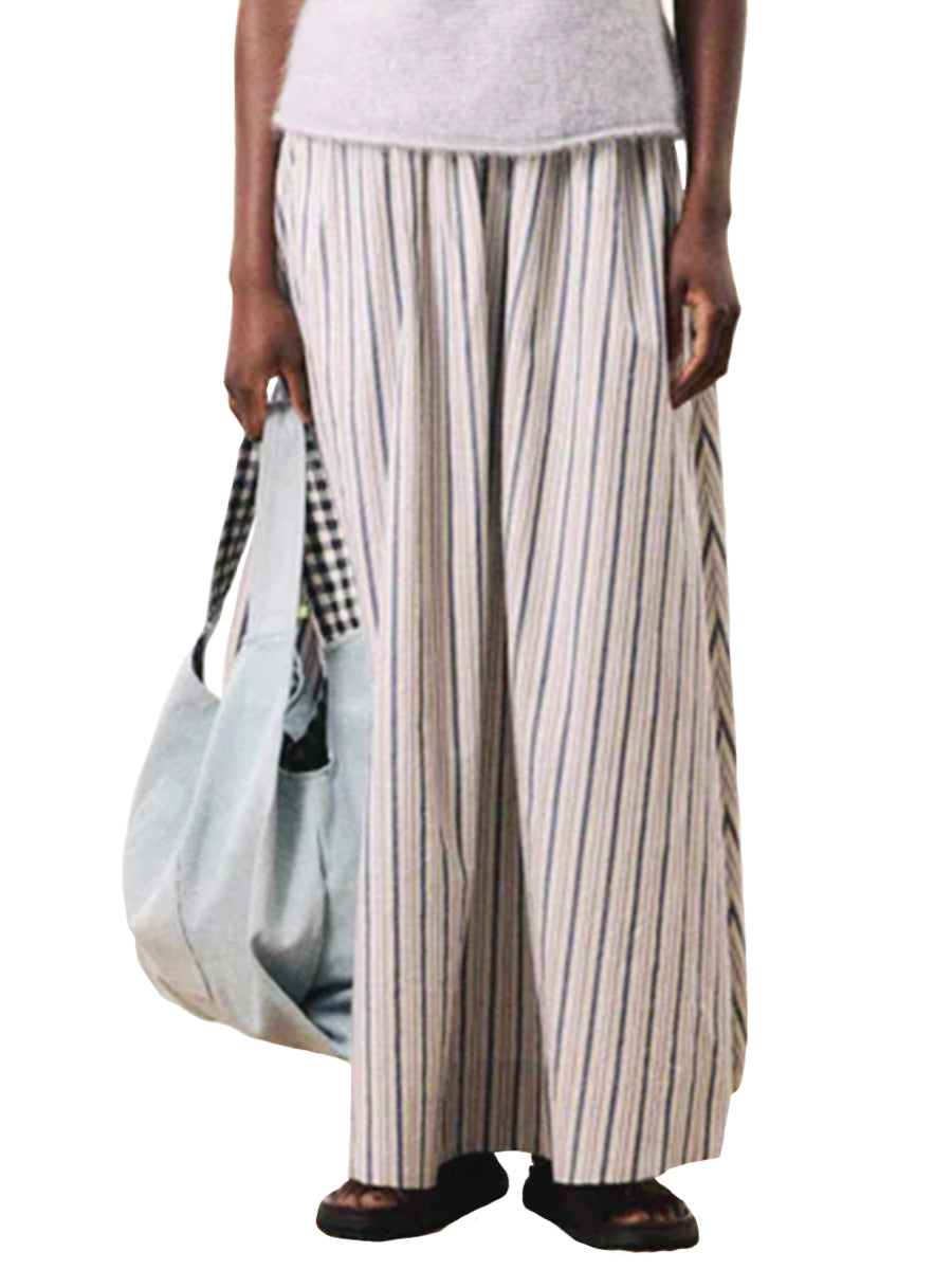 Kailani Striped Skirt - Blue Jean