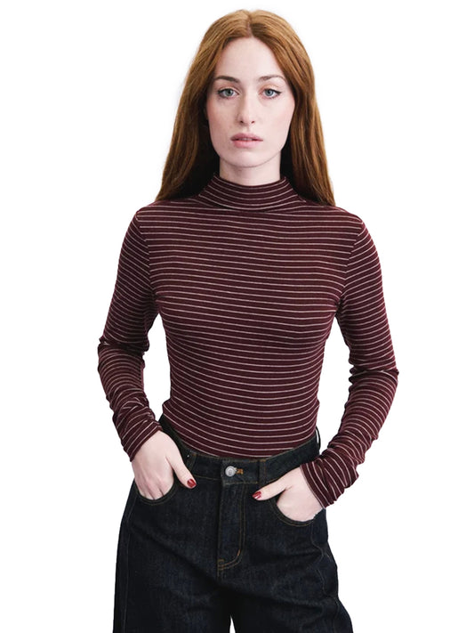 Odori Long Sleeve T-Shirt - Bordeaux