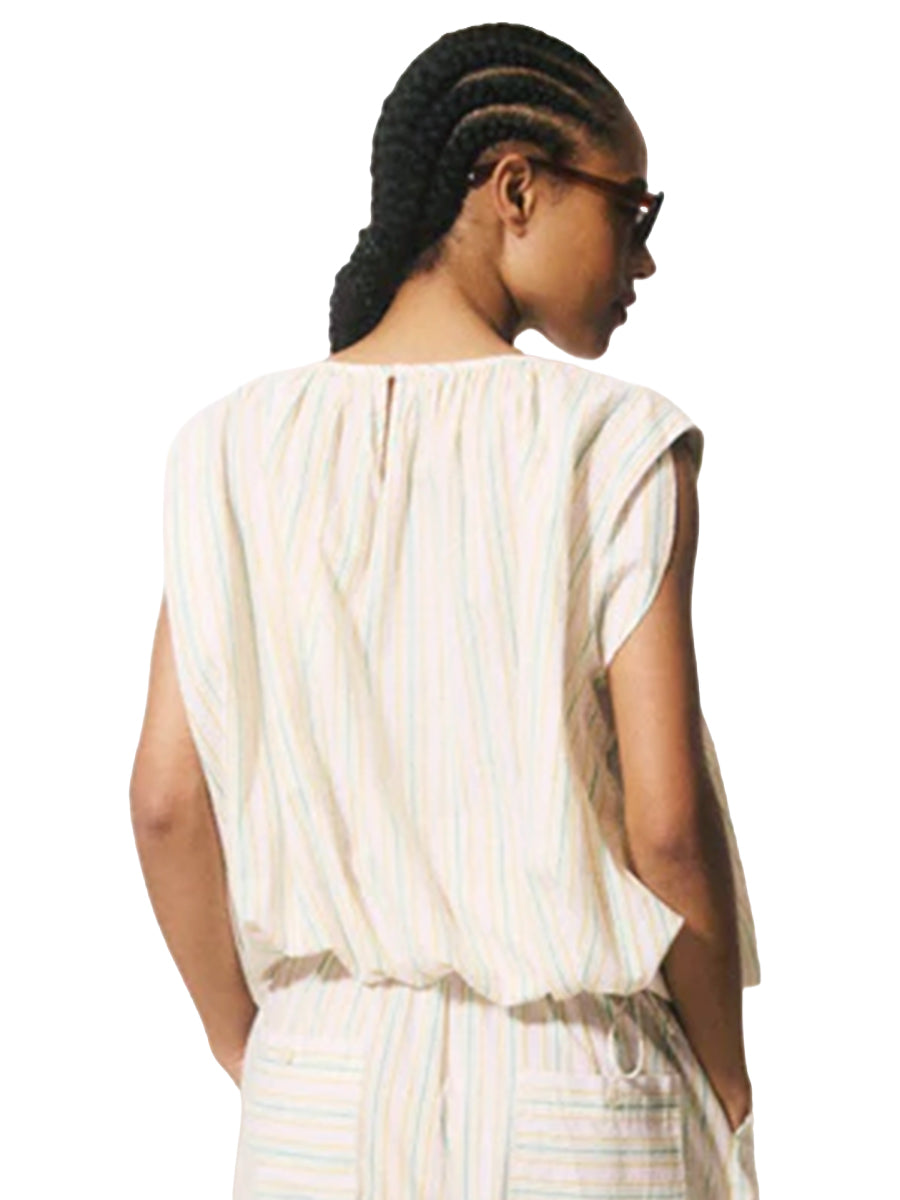 Tina Top - Off White Multi