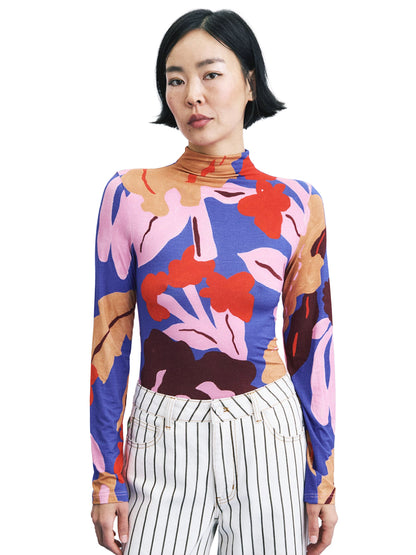 Yongin Long Sleeve Top - Kanzan Print