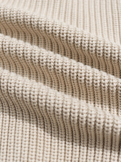 Albers Ribbed Cardigan - Stone