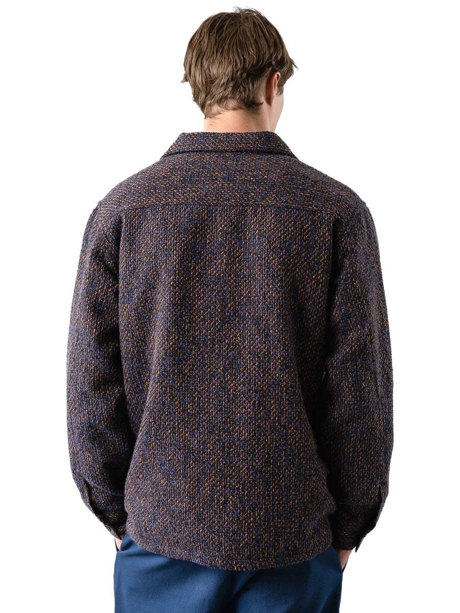 Ember Fleck Bisset Jacket - Navy & Burnt Orange
