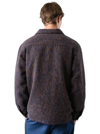 Ember Fleck Bisset Jacket - Navy & Burnt Orange