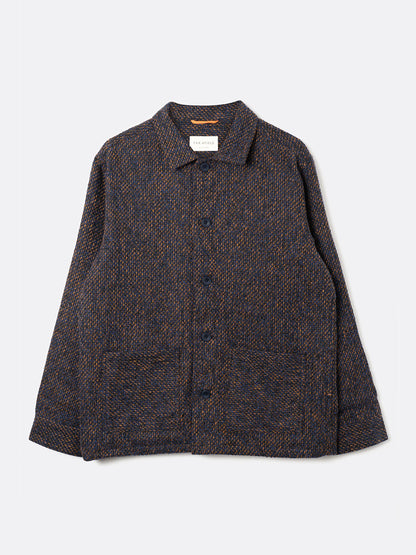 Ember Fleck Bisset Jacket - Navy & Burnt Orange