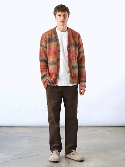 Nepalese Sunset Buckley Cardigan - Red Multi