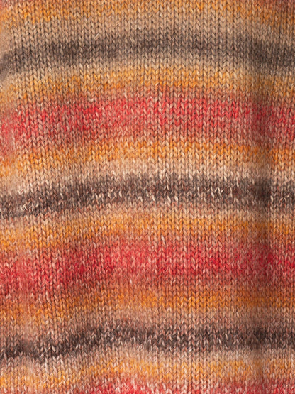Nepalese Sunset Buckley Cardigan - Red Multi