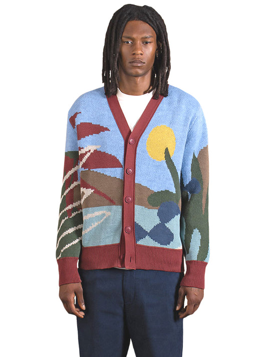 Buckley Cardigan - Beach Landscape