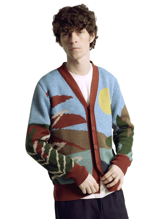 Buckley Cardigan - Beach Landscape