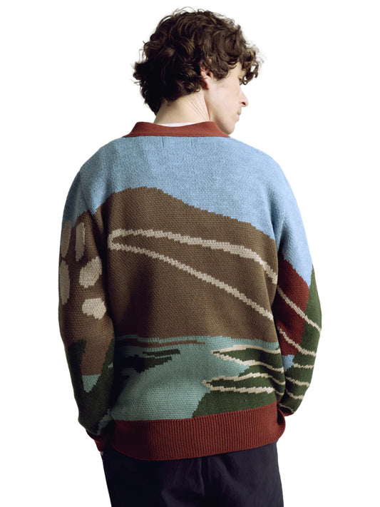 Buckley Cardigan - Beach Landscape