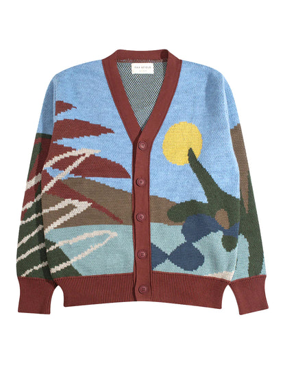 Buckley Cardigan - Beach Landscape