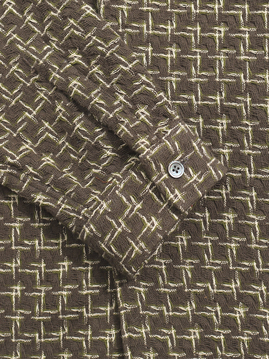 Busey Architect Shirt - Brown Multi
