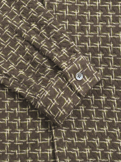 Busey Architect Shirt - Brown Multi