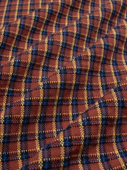 Busey Short Sleeve Shirt - Red Multi Dobby Check