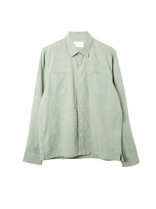 Classic Bangdel Check Shirt - Aqua Grey