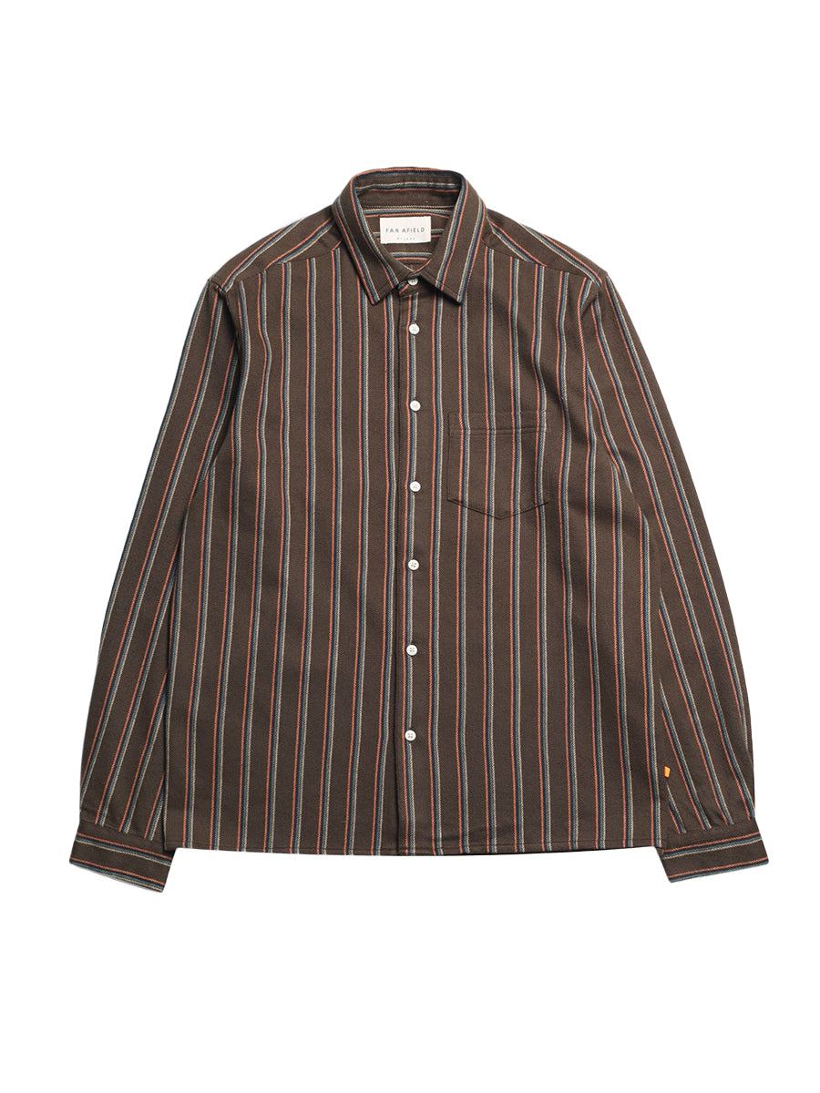 Classic Long Sleeve Shirt - Slate Brown Kuki