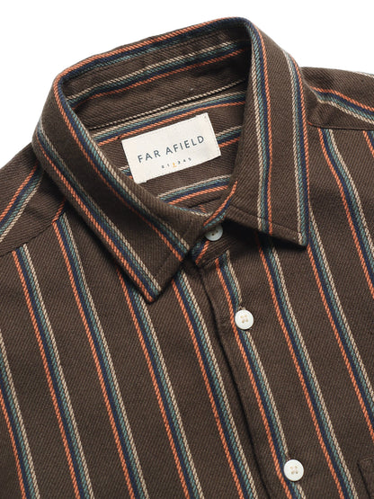 Classic Long Sleeve Shirt - Slate Brown Kuki